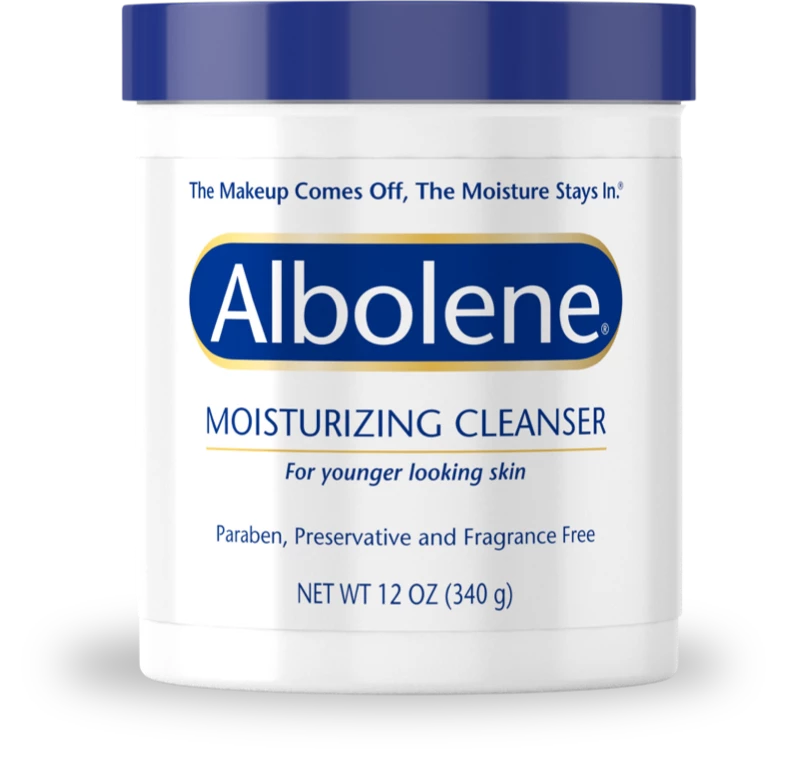 Albolene Moisturizing Cleanser Container