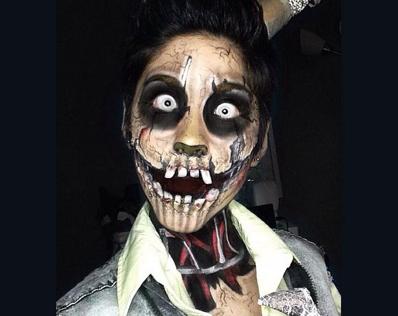 The Spookiest Halloween Makeup Look